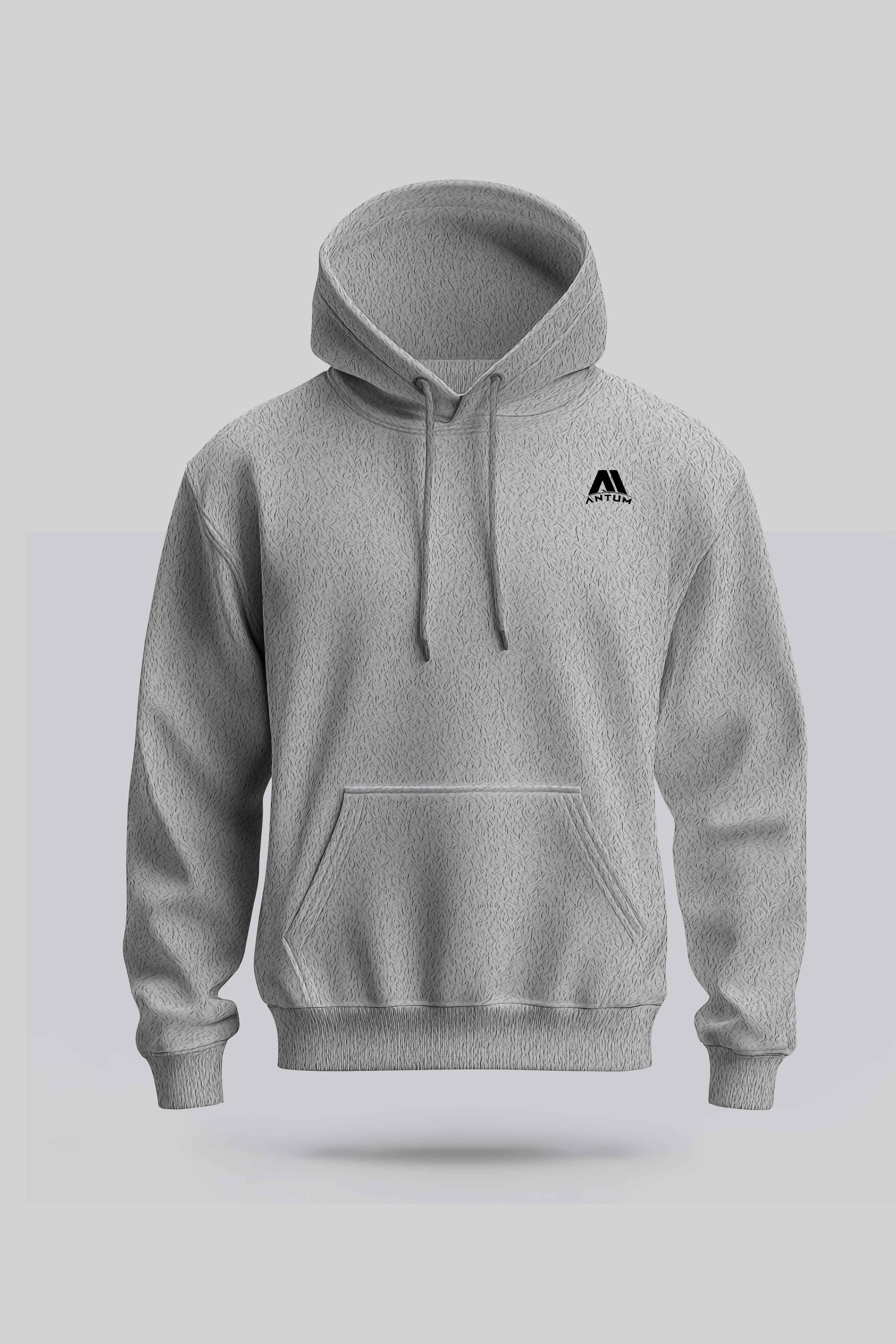Light Grey Colour Hoodie Jacket (Premium Collection) – Antum Apparels