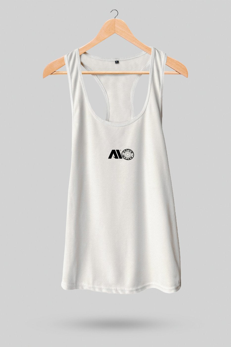 White Colour dryfit Plain stringer – Antum Apparels