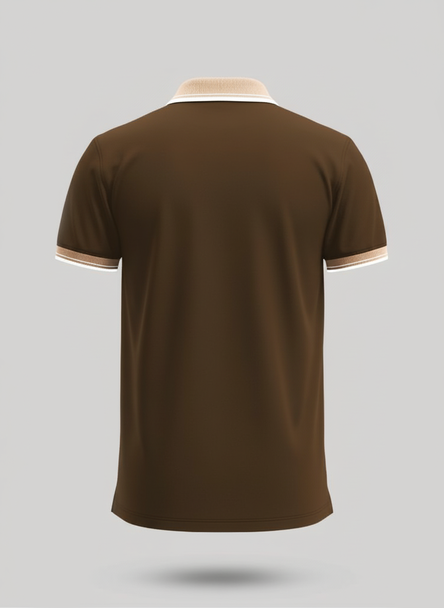 Brown Colour Polo T-shirt (Premium Collection) – Antum Apparels