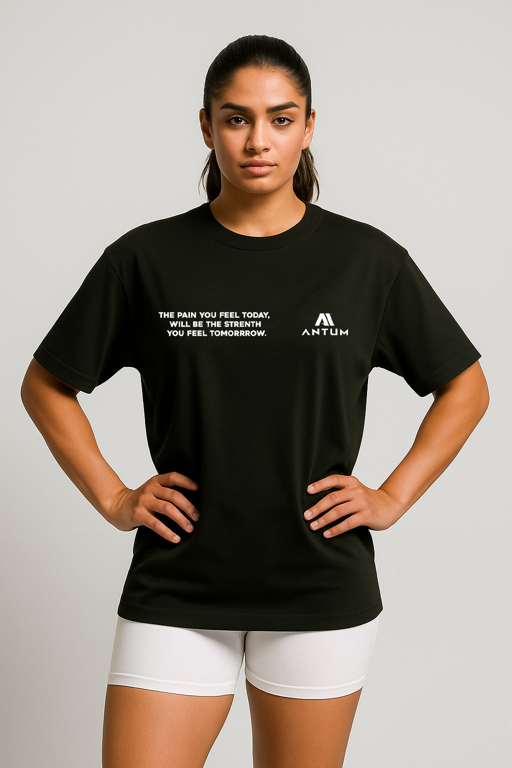 Women's military green oversize t-shirt