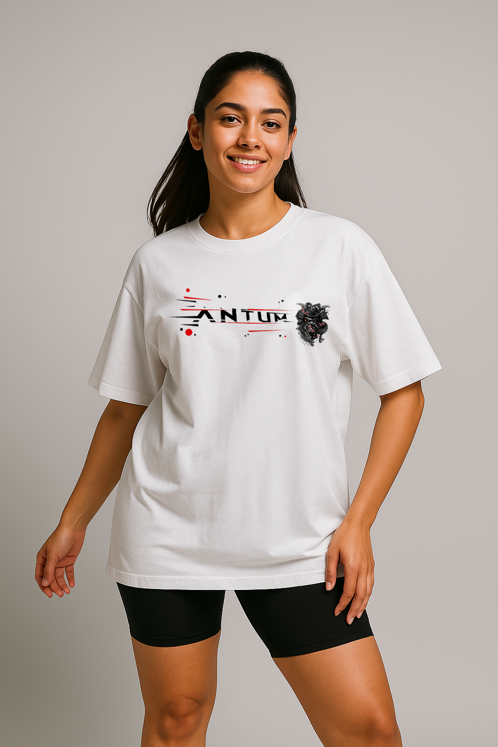 Women's white oversize t-shirt